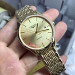 Swiss Replica Longines 39mm Watch All Gold Sapphire crystal